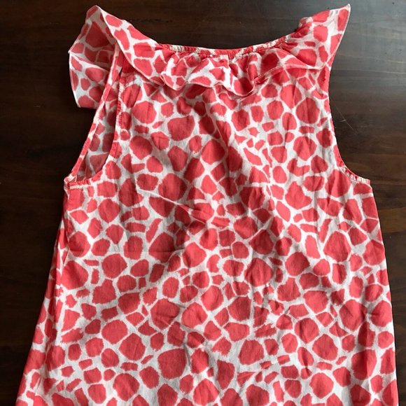 LOFT Career Blouse Sz XS Ruffles Pink bubble hem - Picture 7 of 10